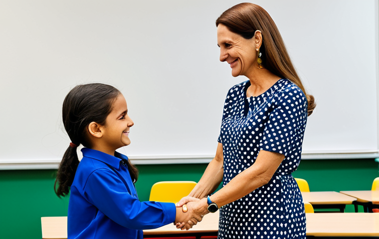 유아교육지도사 경력개발을 위한 소셜미디어 활용법 - Networking Educator**
A professional kindergarten teacher, fully clothed in modest, comfortable clo...