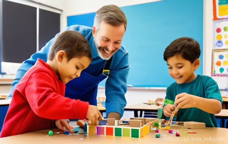 유아교육지도사 강의 계획 작성 방법과 사례 - **"A vibrant and sunlit kindergarten classroom bustling with a diverse group of cheerful children, a... 유아교육지도사 강의 계획 작성 방법과 사례 - **"A vibrant and sunlit kindergarten classroom bustling with a diverse group of cheerful children, a...