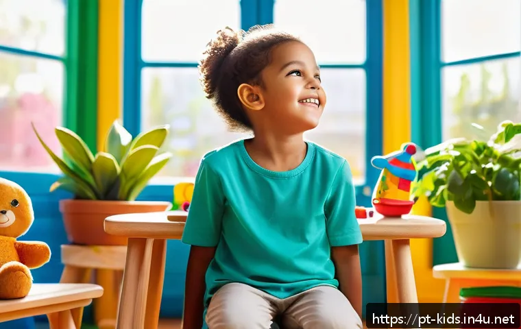 유아교육지도사로서의 멘탈 관리 방법 - A compassionate female early childhood educator in a bright, colorful classroom setting, sitting on ...